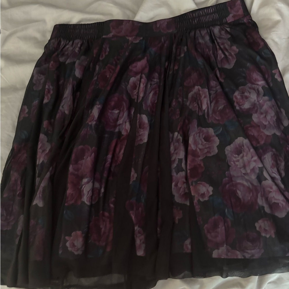 Torrid Red Mini Skater Skirt Pleated Cocktail